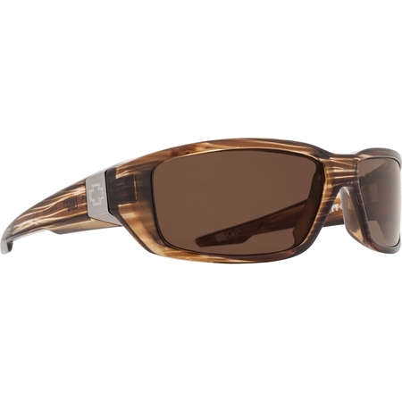 SPY OPTIC Spy Optic Dirty Mo Sunglasses, Brown Stripe Tort Frame w/ Happy Bronze Polar Lens 670937000000